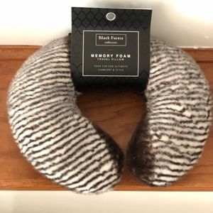 Zebra print neck pillow
